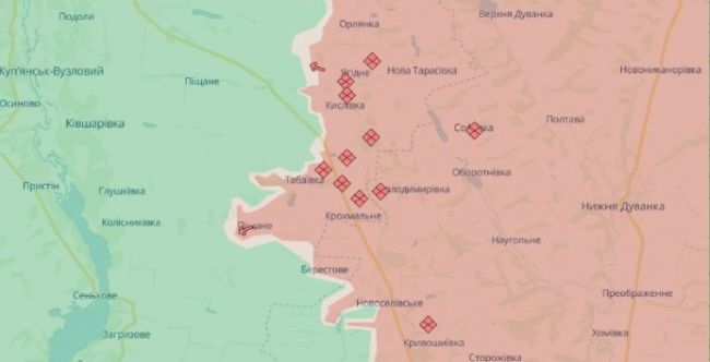 Оборона ВСУ рушится у населенного пункта Нестерное в Харьковской области