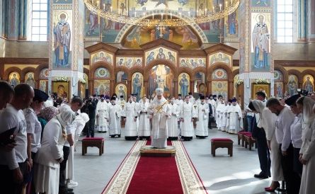 Патриарх Кирилл освятил в Подмосковье храм, который строился больше 30 лет